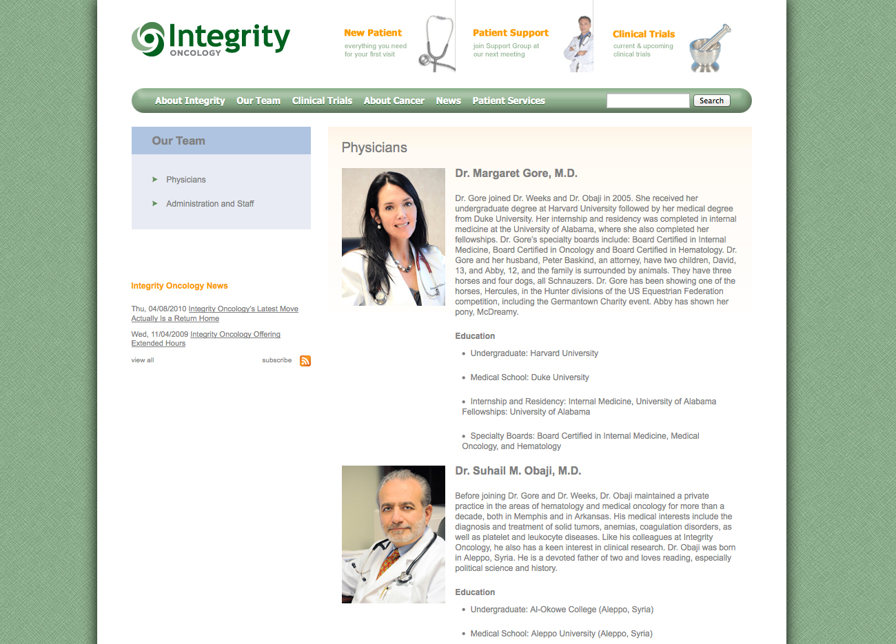 Integrity Oncology, cancer treatment center