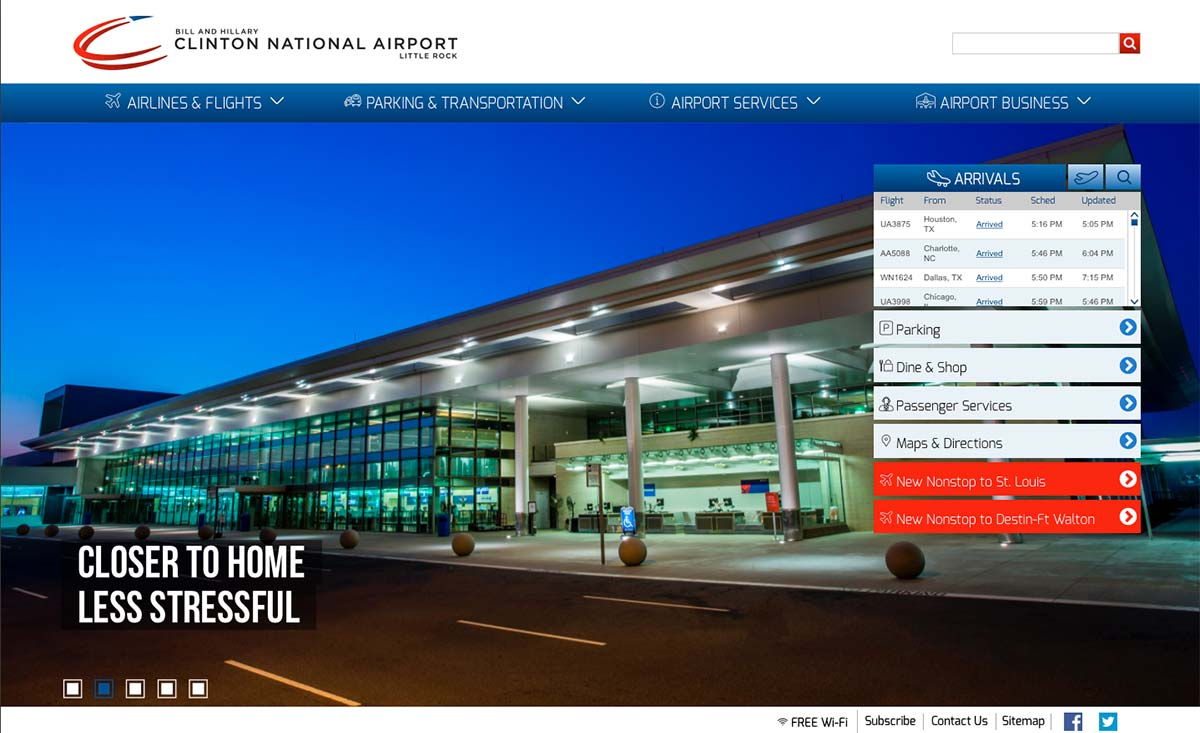 Bill and Hillary Clinton National Airport, Little Rock, Arkansas