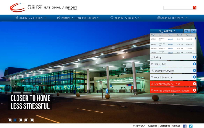 Bill and Hillary Clinton National Airport, Little Rock, Arkansas